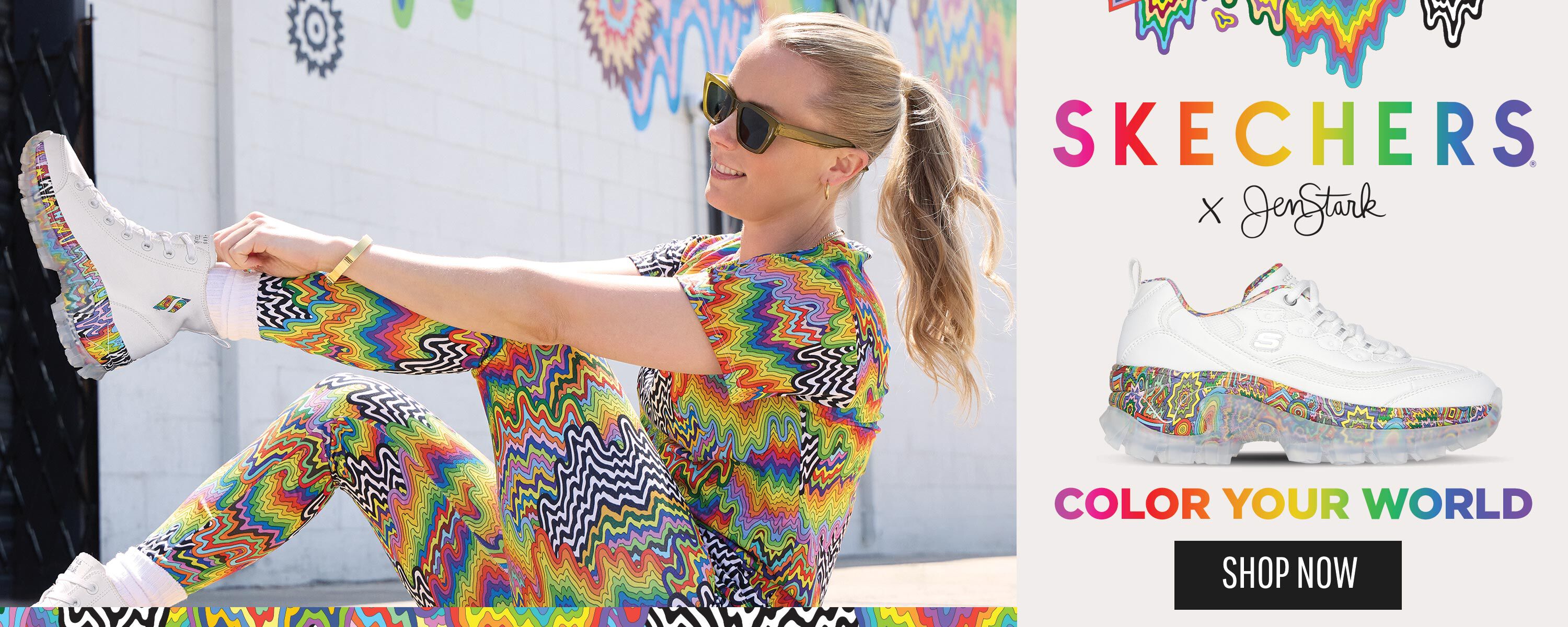 Skechers x Jen Stark - Color Your World - Shop Now