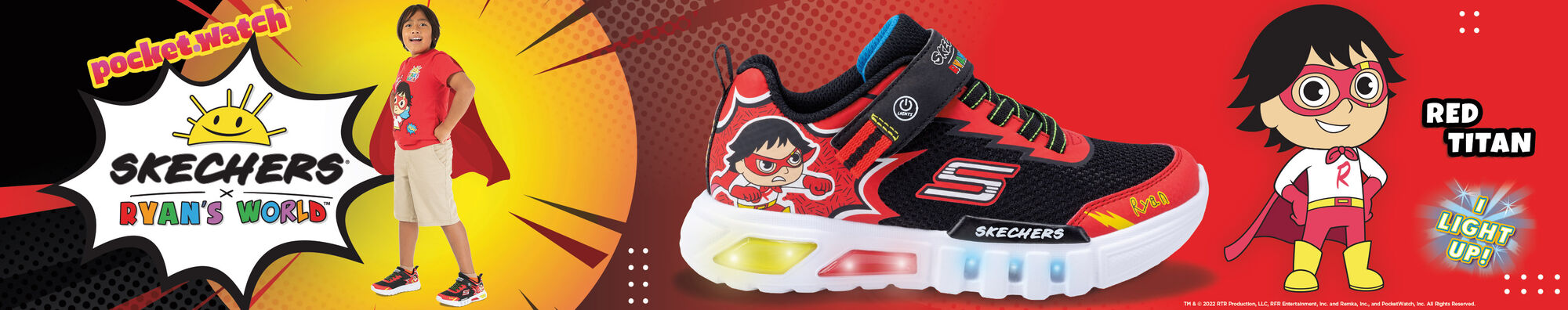 Skechers x Ryan's World - super hero fun- Shop Now
