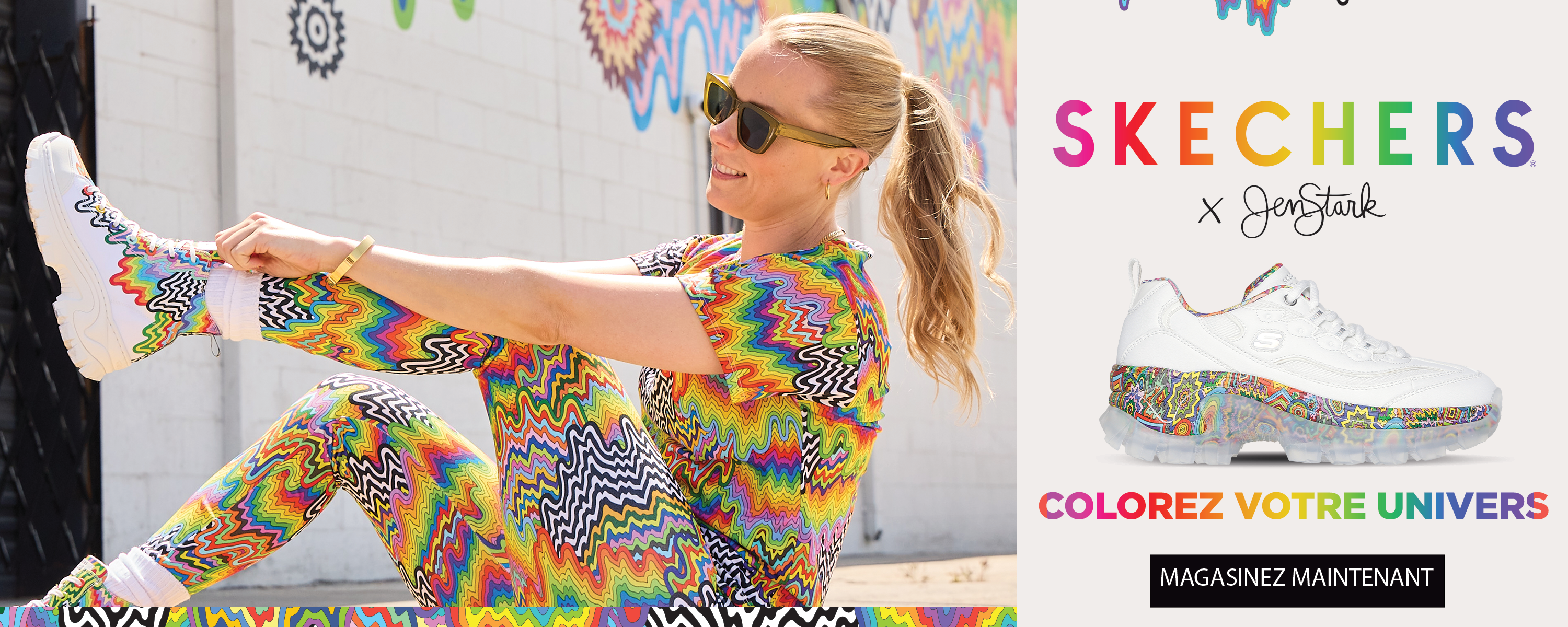Skechers x Jen Stark - Colorez Votre Univers - Decouvrir La Collection