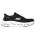 Skechers Slip-ins: Max Cushioning Glide-Step - Hartford, BLACK / WHITE, swatch