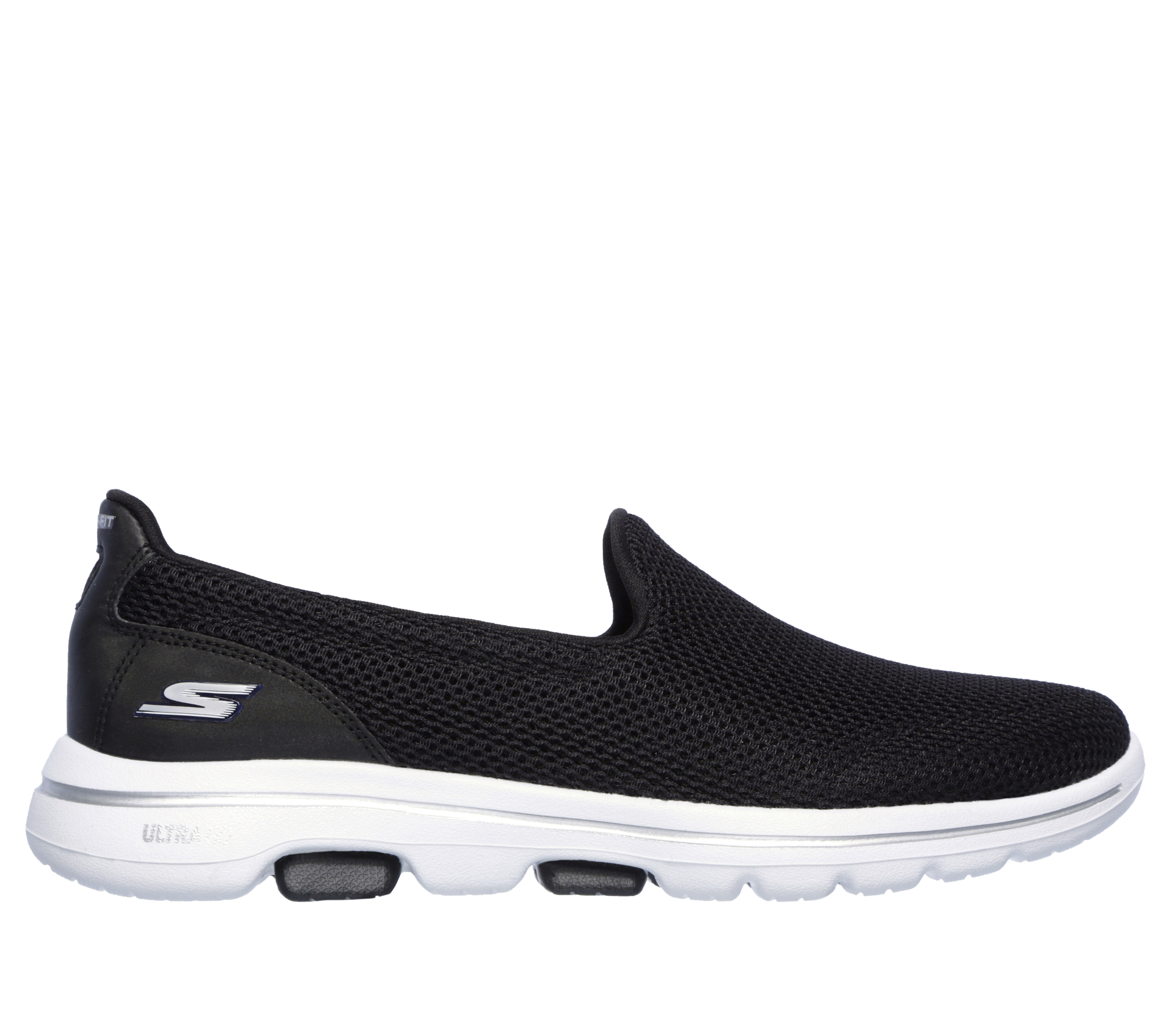 womens black skechers go walk