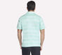 GO DRI Charge Multi Stripe Polo, TURQUOISE / GRAY, large image number 1