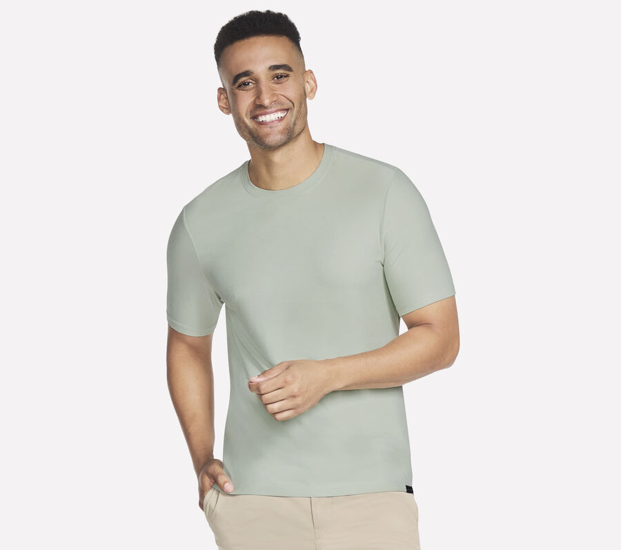 GO DRI All Day Tee, GREEN / MAUVE, largeimage number 0