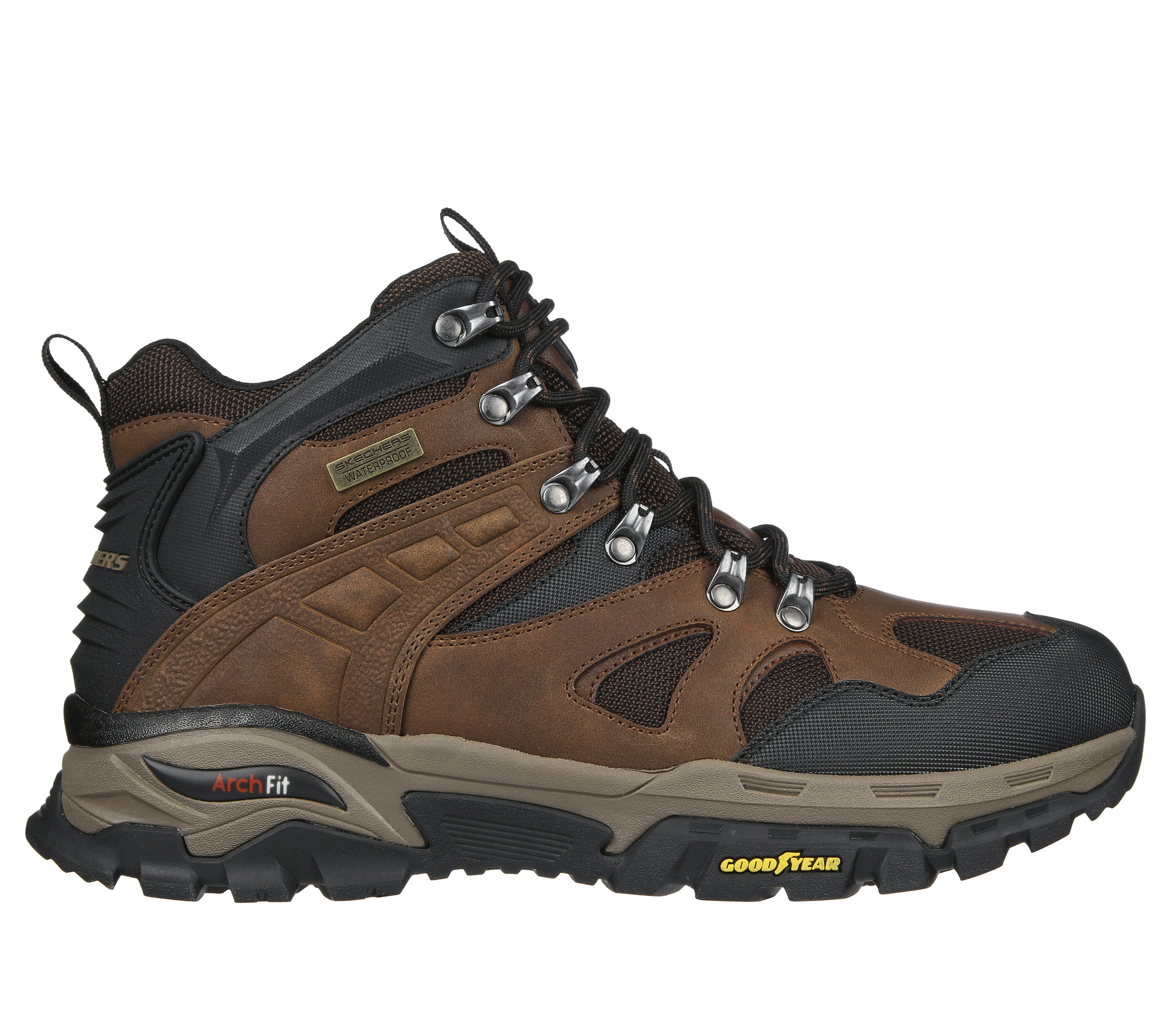 Skechers waterproof work shoes discount