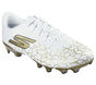 Skechers SKX_ 1.5 Academy FG, WHITE / BLACK / GOLD, large image number 4