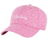 Women's Baseball Hat, ROSE FLUO / BLANC, swatch