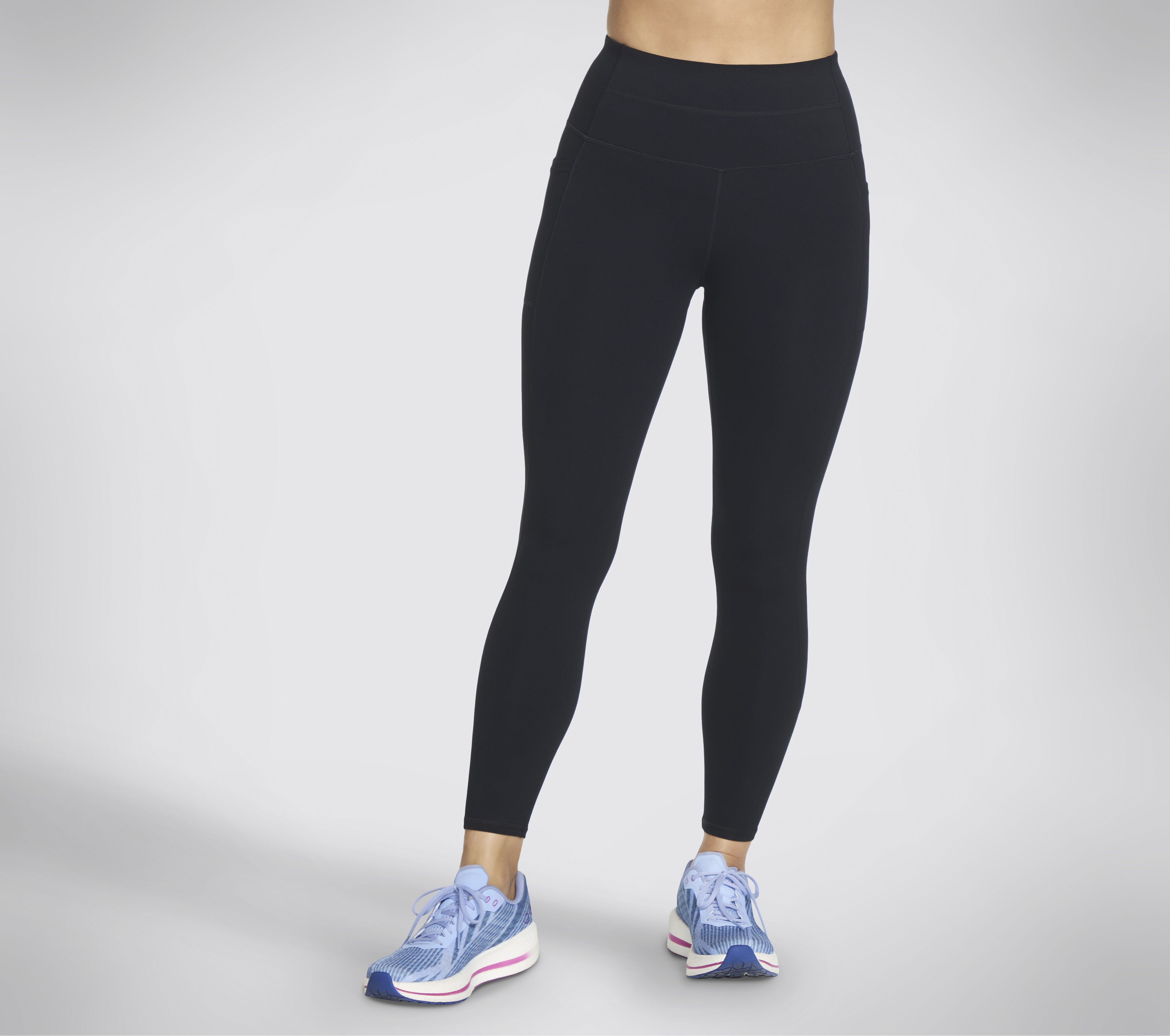Skechers Go Walk HW 7 8 Leggings Black Women L