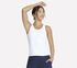 GO WALK Shelf Bra Tank, WHITE, swatch