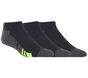 3 Pack Half Terry Athletic Socks, NOIR, large image number 0