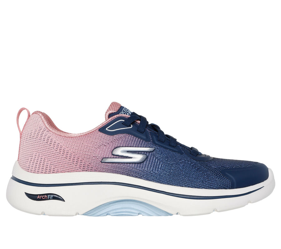 GO WALK Arch Fit 2.0 - Meredith, BLEU MARINE / ROSE, largeimage number 0