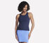 GO WALK Shelf Bra Tank, NAVY, swatch