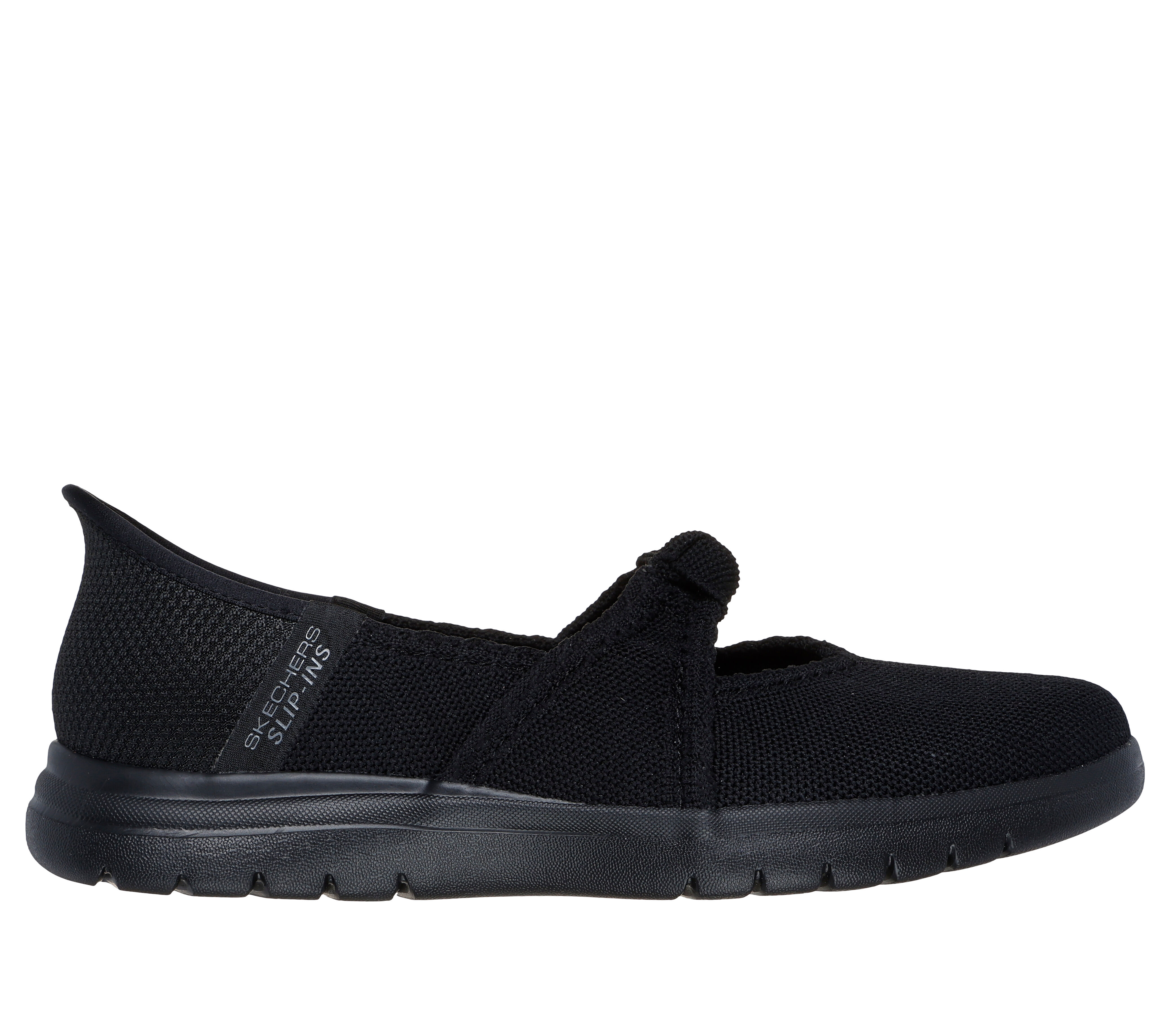 Black skechers women clearance