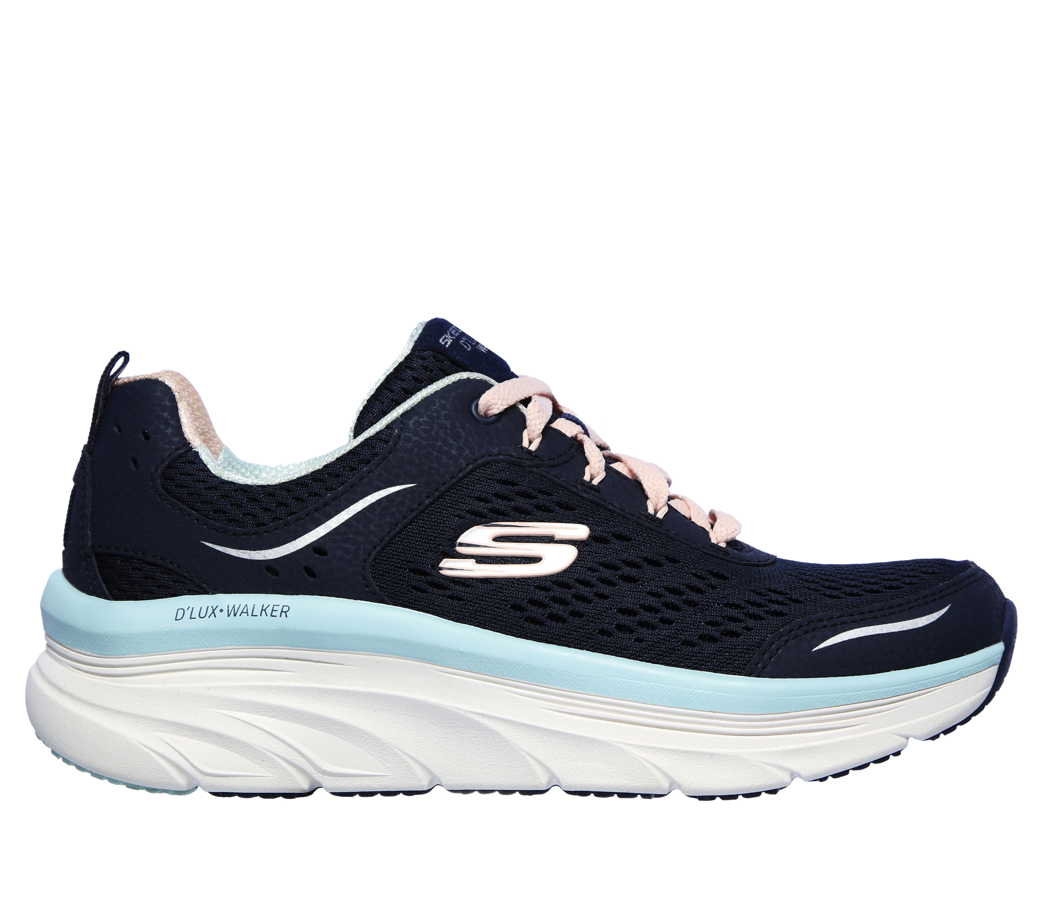 blue skechers tennis shoes