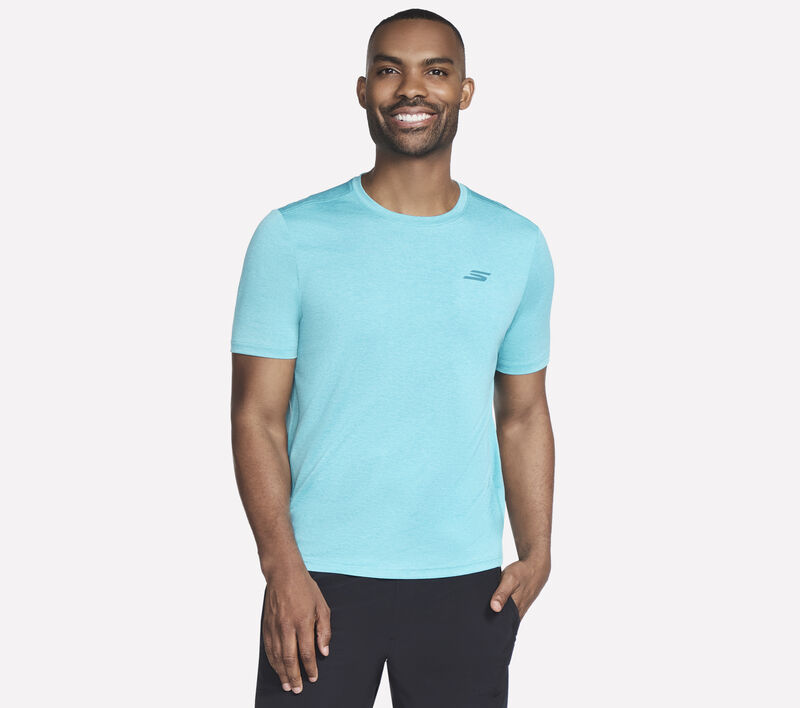 Performance Charge Tee, TURQUOISE / YELLOW, largeimage number 0
