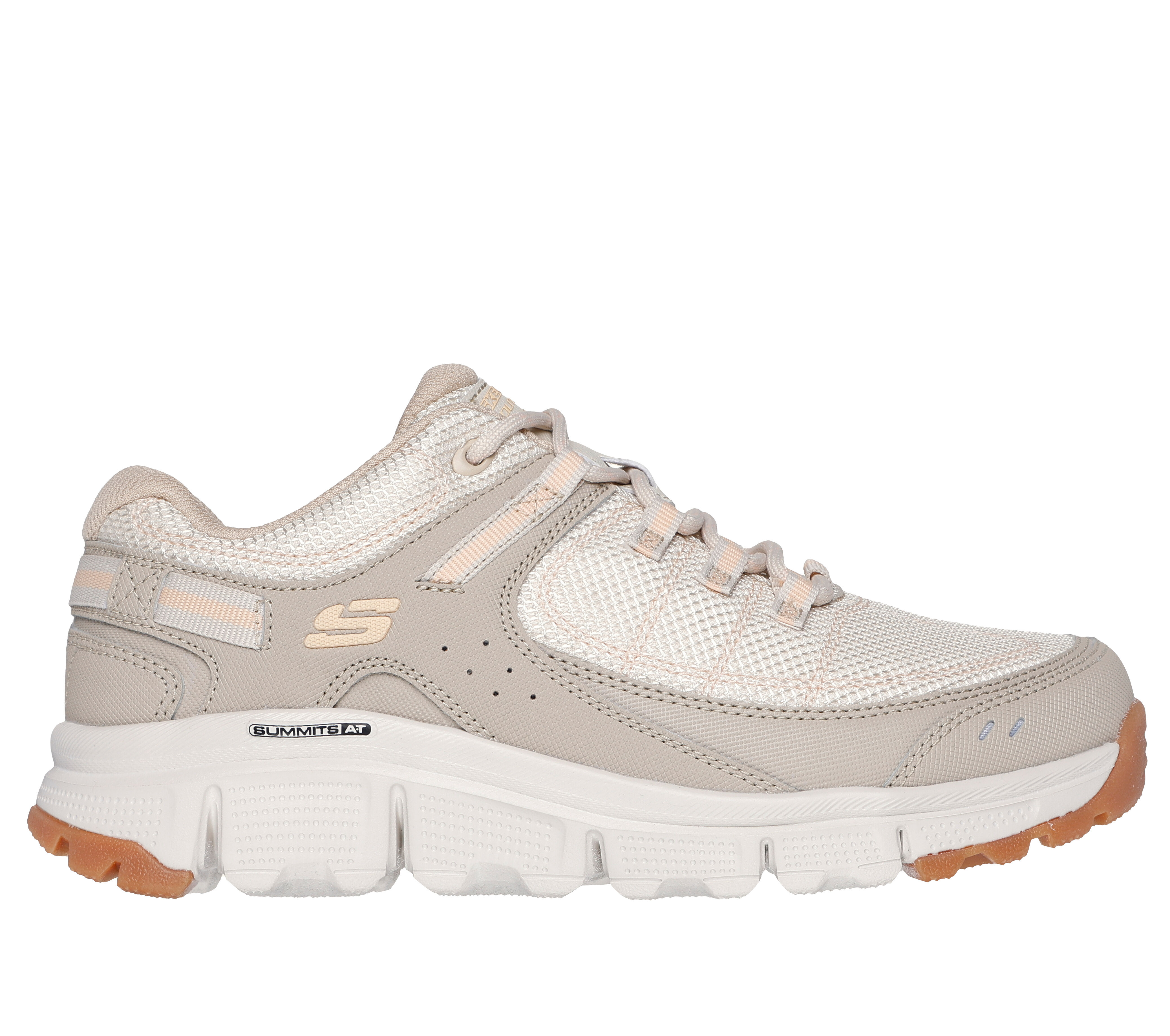 Zapatos skechers beige hot sale