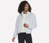 GO SNUGGLE Sherpa Jacket, BLUE  /  SILVER, swatch