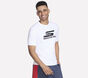 Performance Short Sleeve Tee, WHITE, large image number 2