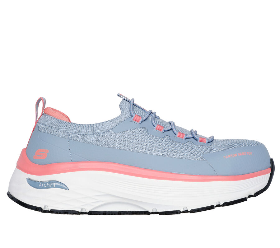 Work: Max Cushioning Arch Fit 2.0 Slip-Resistant - Nixx, BLEU CLAIR / ROSE, largeimage number 0