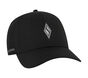 SKECHWEAVE Diamond Snapback Hat, BLACK, large image number 3
