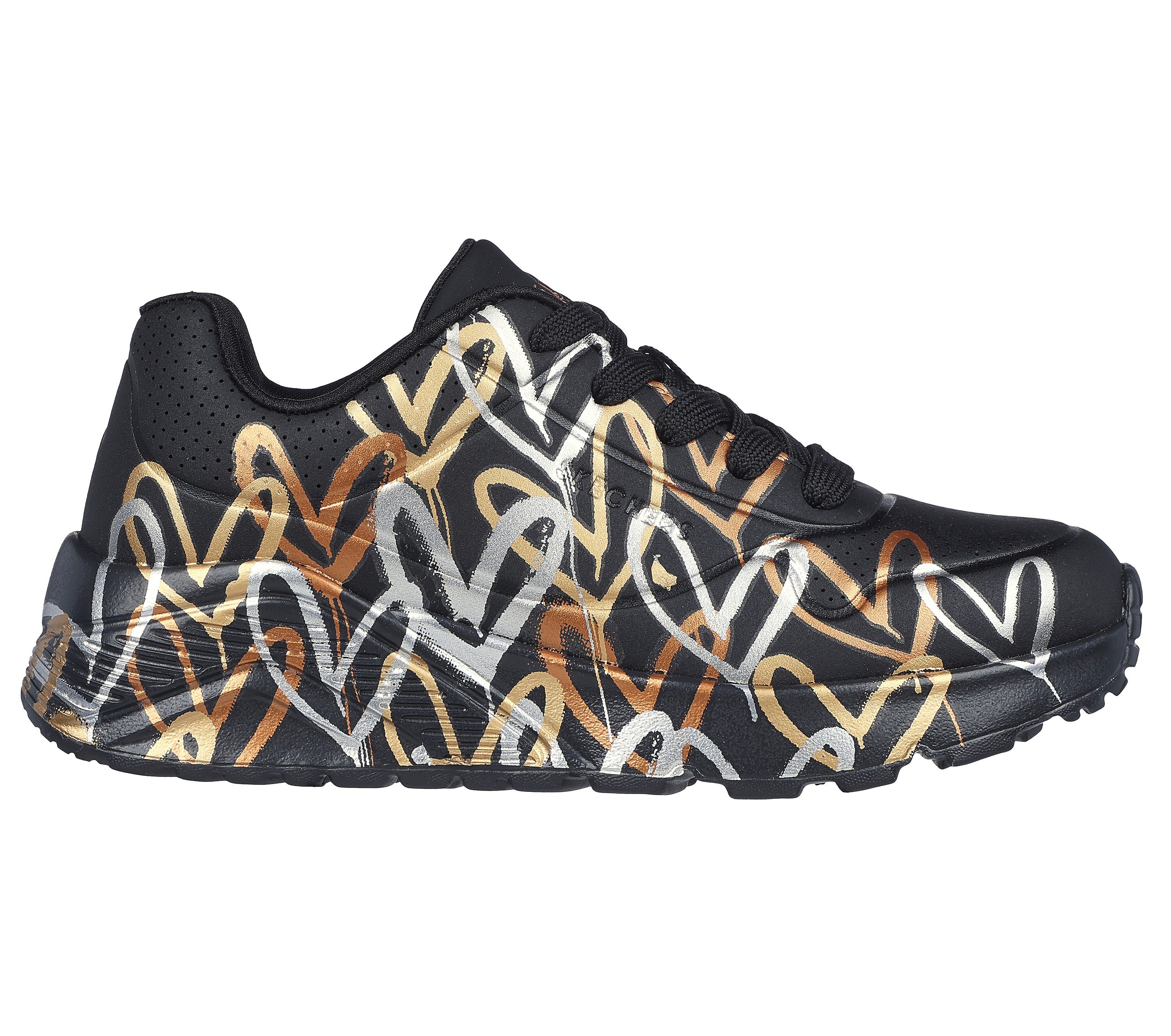 Shop the Skechers x JGoldcrown Uno Lite Metallic Love SKECHERS CA