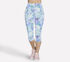 GO WALK Seascape Floral Capri, PURPLE / TURQUOISE, swatch