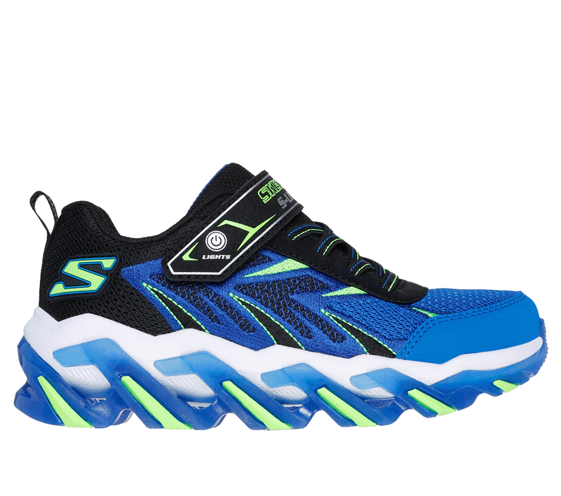 Black skechers light up shoes online