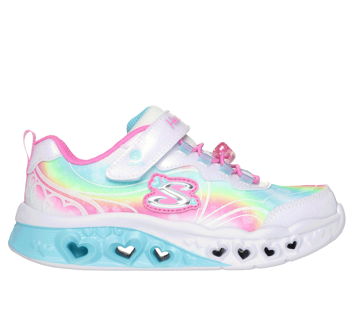 Pink light up skechers on sale