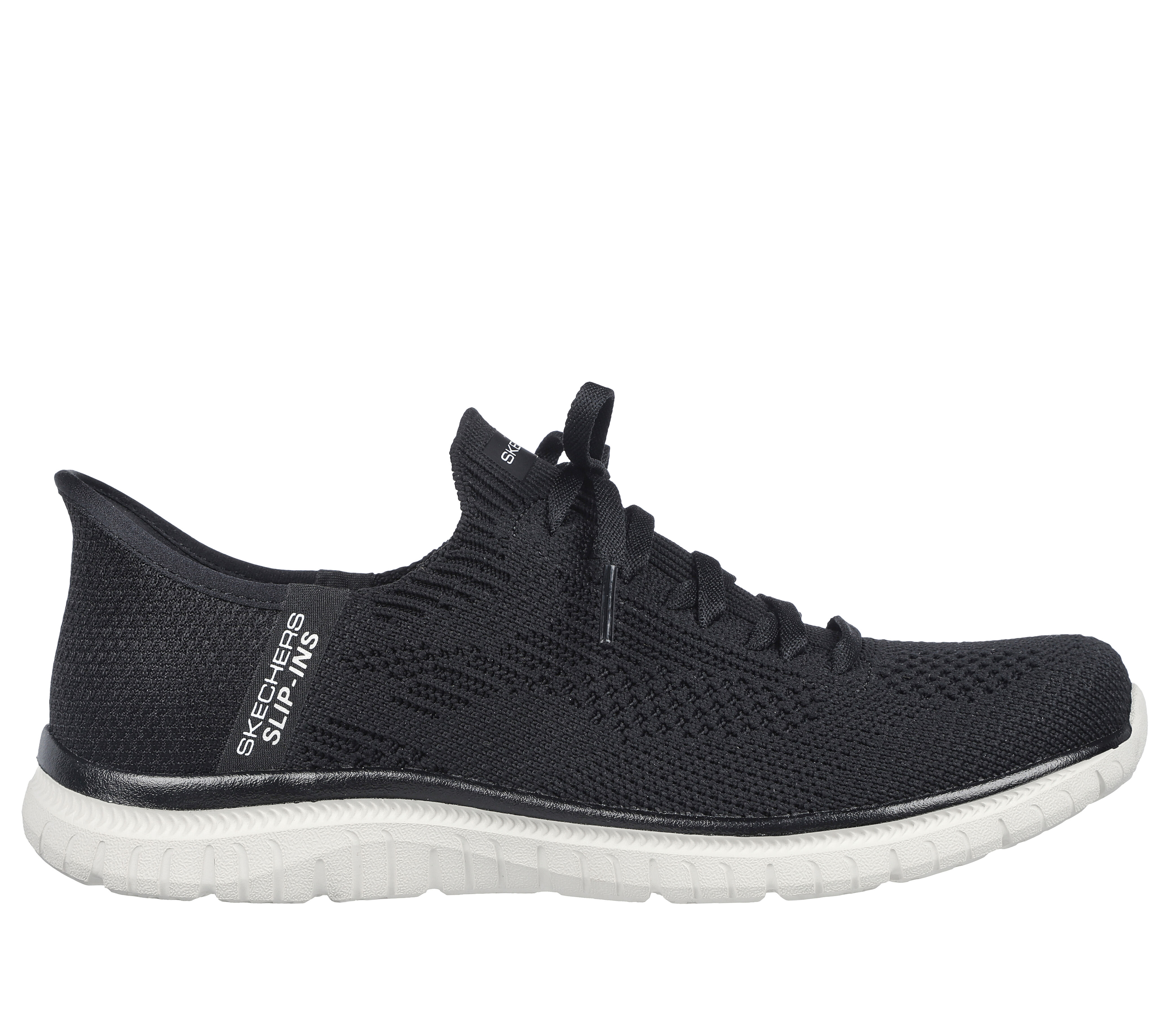 Skechers stretch knit 2025 slip on shoes