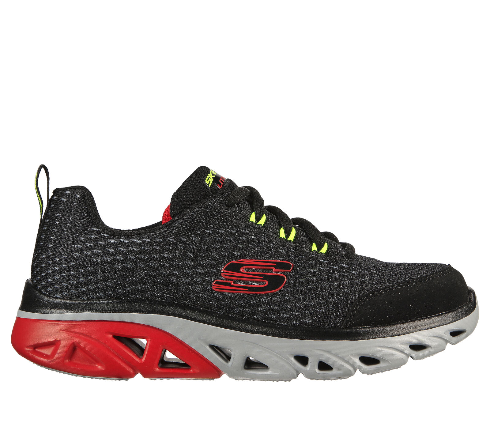 skechers glide step sport wave heat yellow