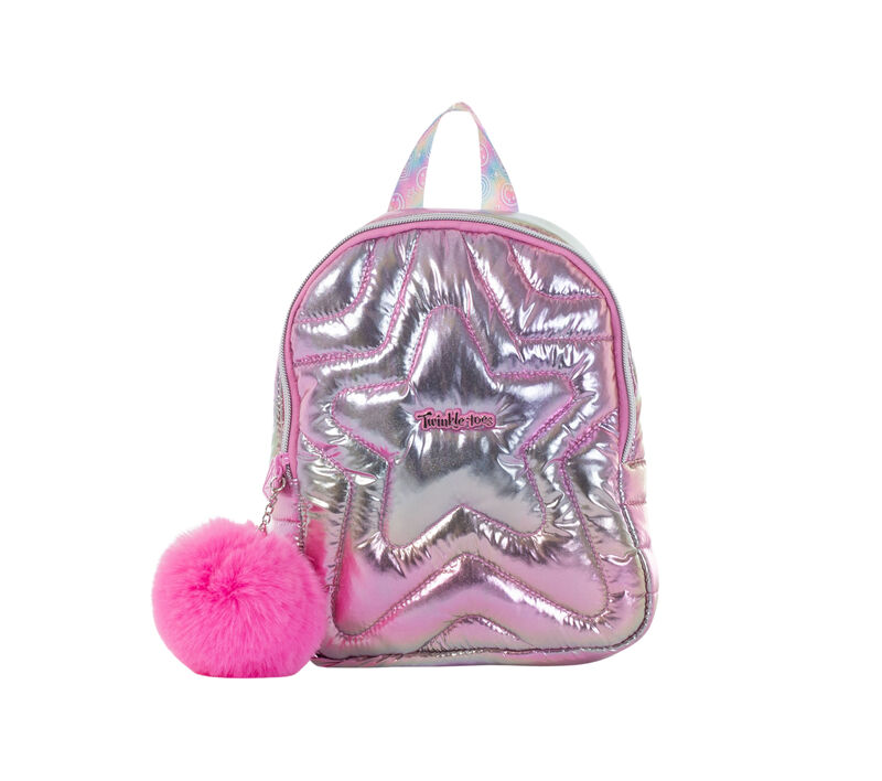 Twinkle Toes: Puffy Mini Backpack, PINK, largeimage number 0