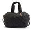Quilted Tote Bag, BLACK, swatch