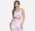 GO WALK Seascape Floral Zip Front Bra, CORAL / MULTI, swatch