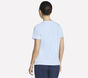 Gradient Short Sleeve Tee, BLANC / LAVANDE, large image number 1