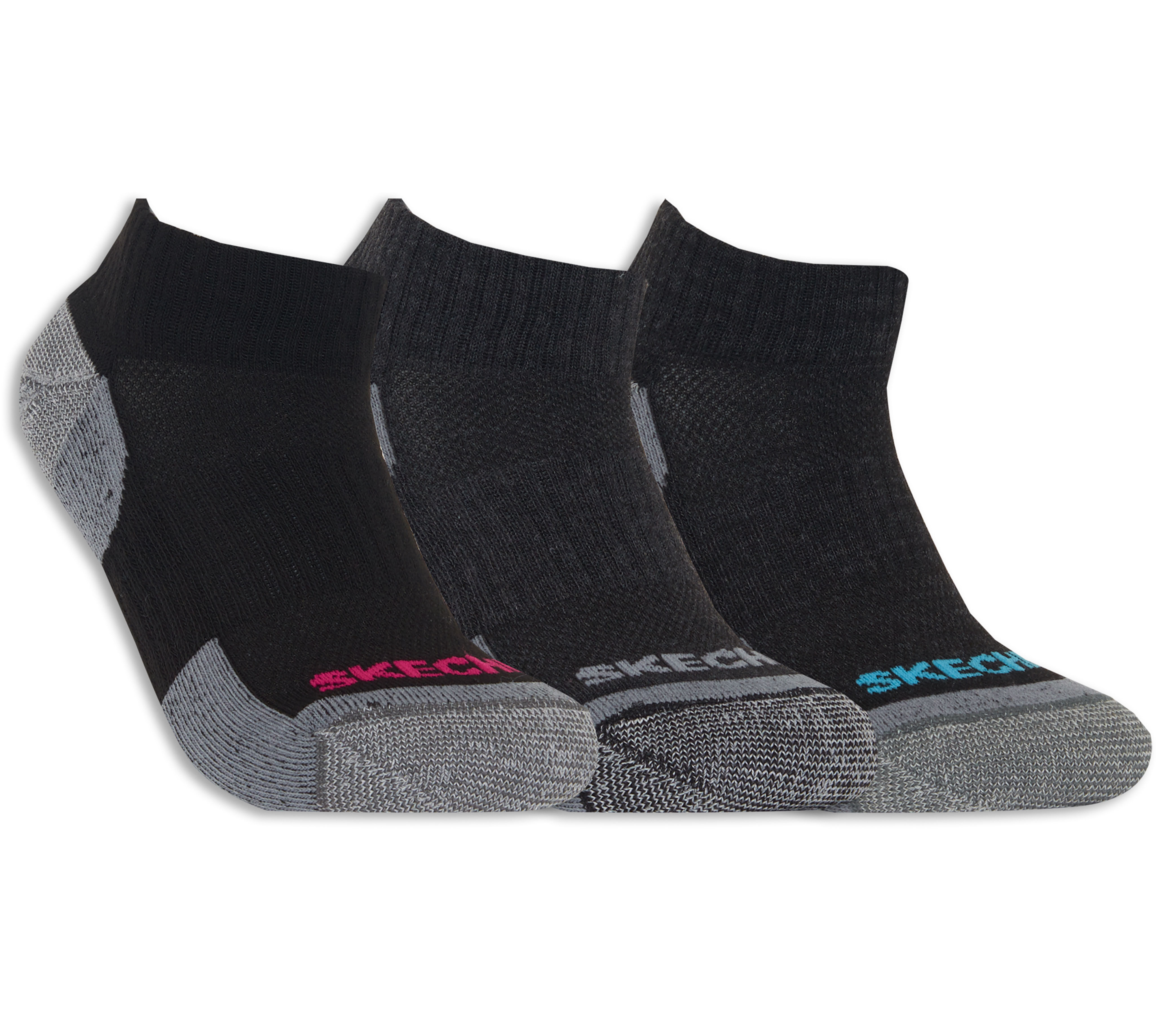 Black skechers socks deals
