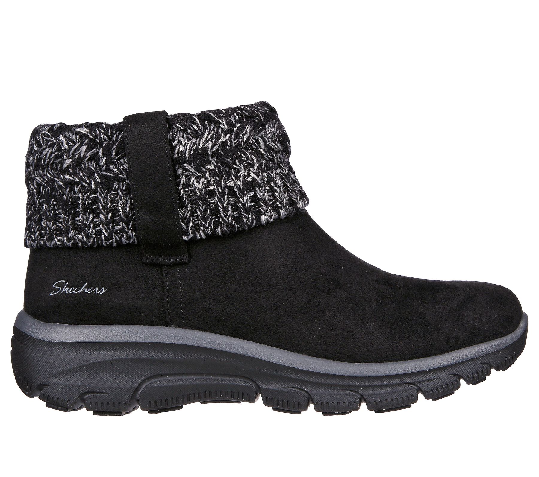 skechers women's easy going cozy weather ankle boot