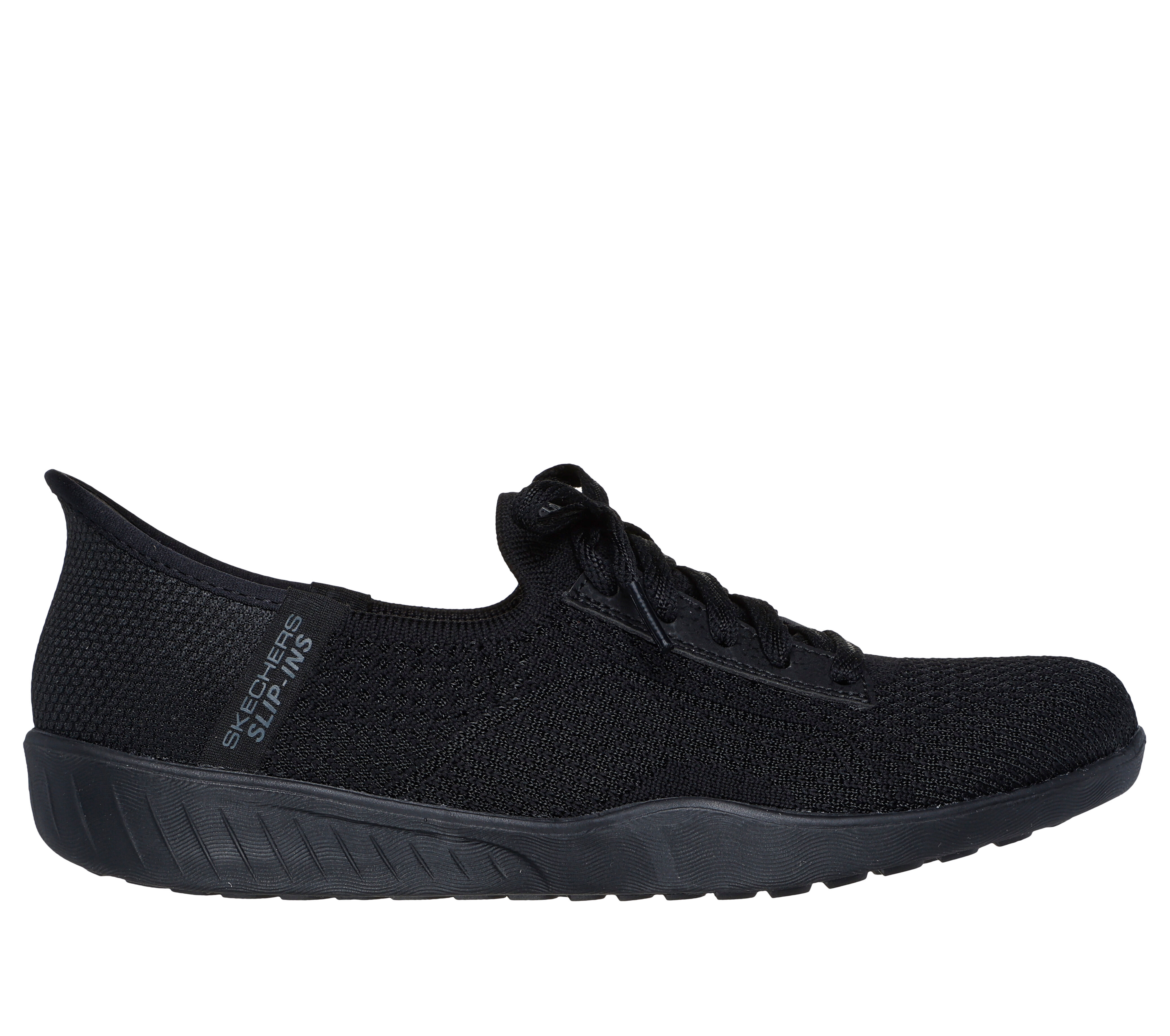 Skechers Women s Slip ins Newbury St Our Time Slip On Shoes in Black Size 8.0 Vegan Medium Width Machine Washable