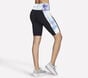 GO WALK Seascape Floral 10 Inch Bike Short, PURPLE / TURQUOISE, large image number 3