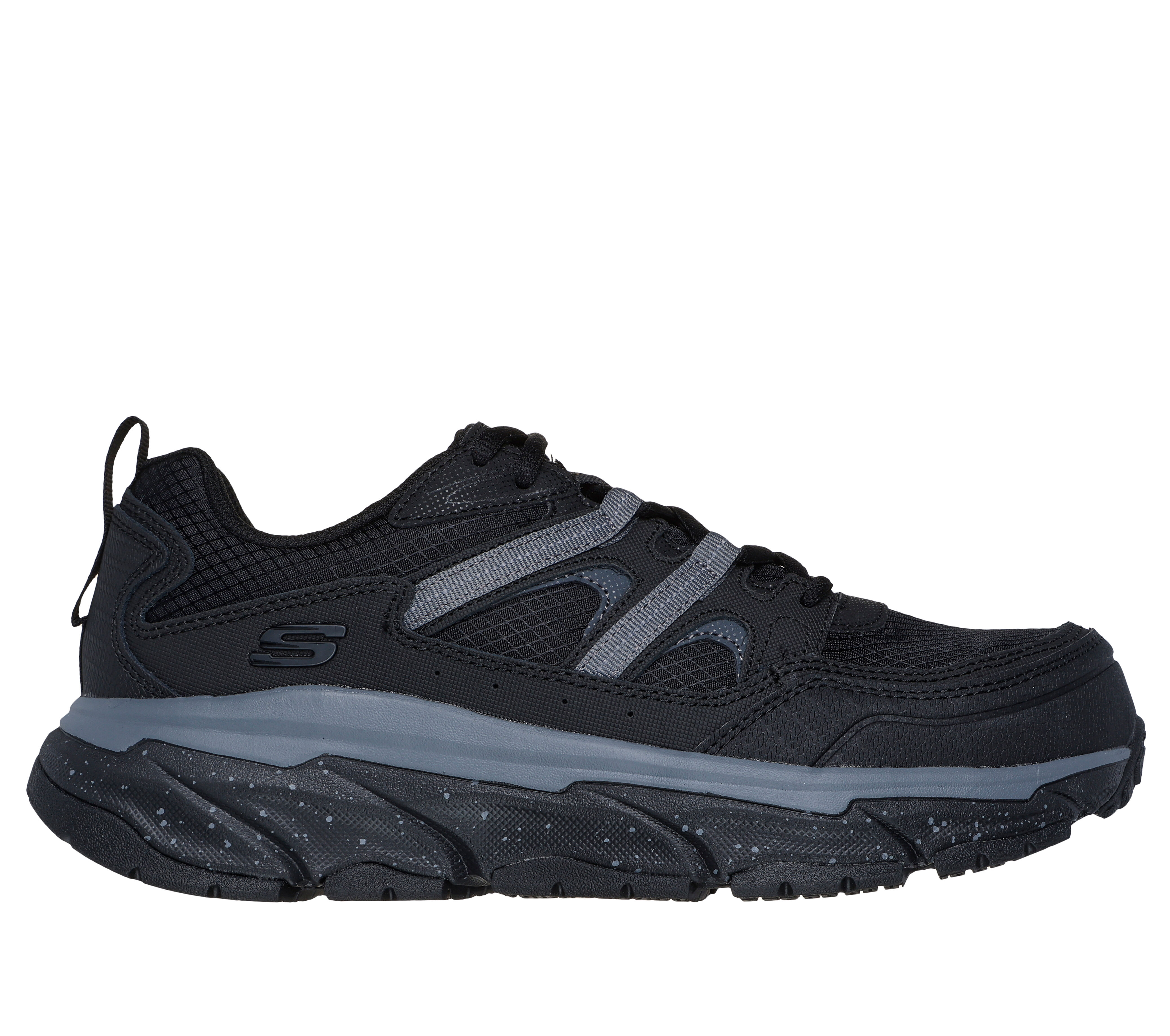 Black skechers shoes mens hot sale