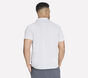 The GO WALK Air Short Sleeve Shirt, WHITE / TAUPE, large image number 1