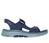 Skechers Slip-ins: GO WALK 7 Sandal - Ken, BLEU MARINE / ORANGE, swatch