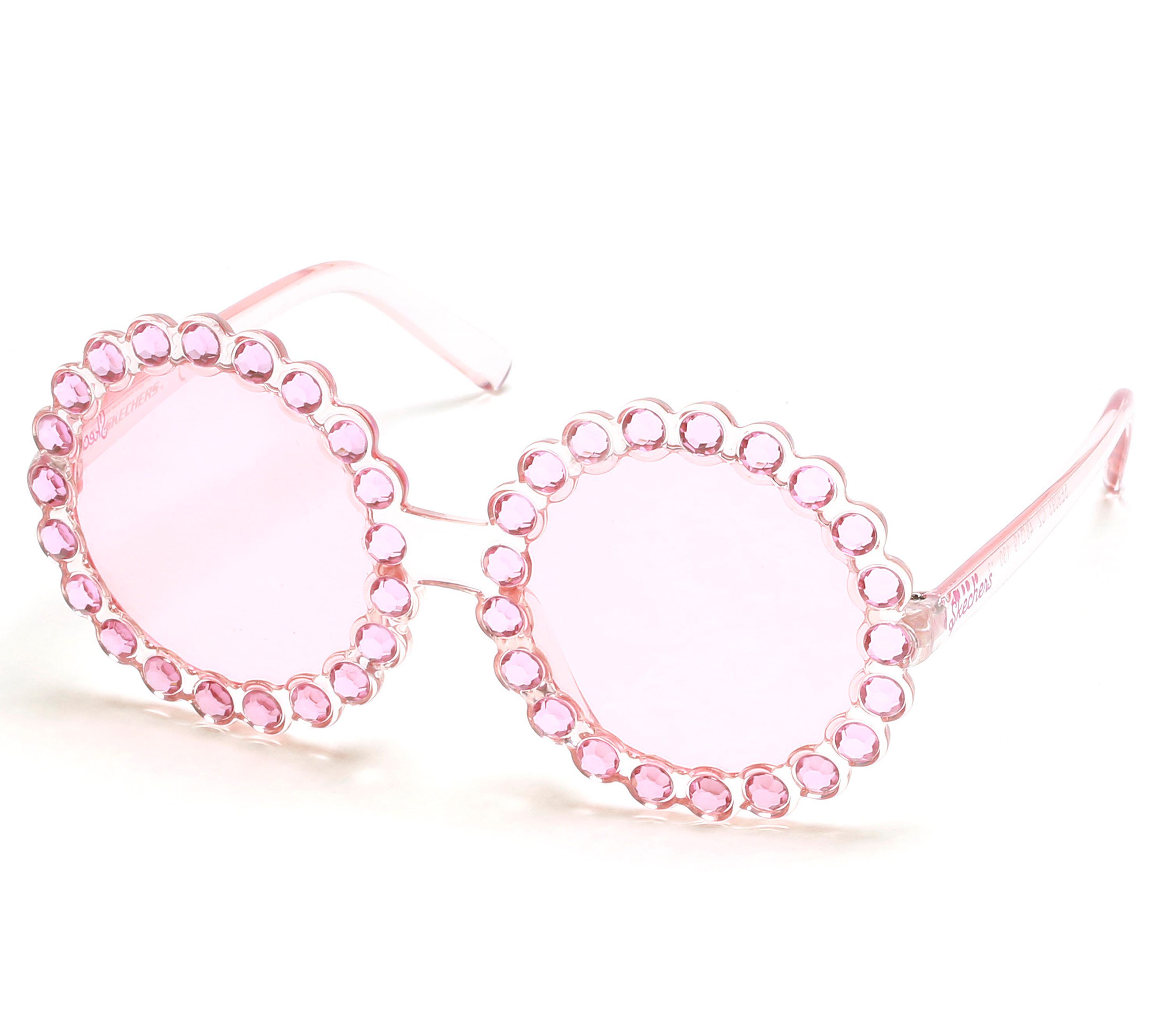 Shop the Round Rhinestone Sunglasses SKECHERS CA