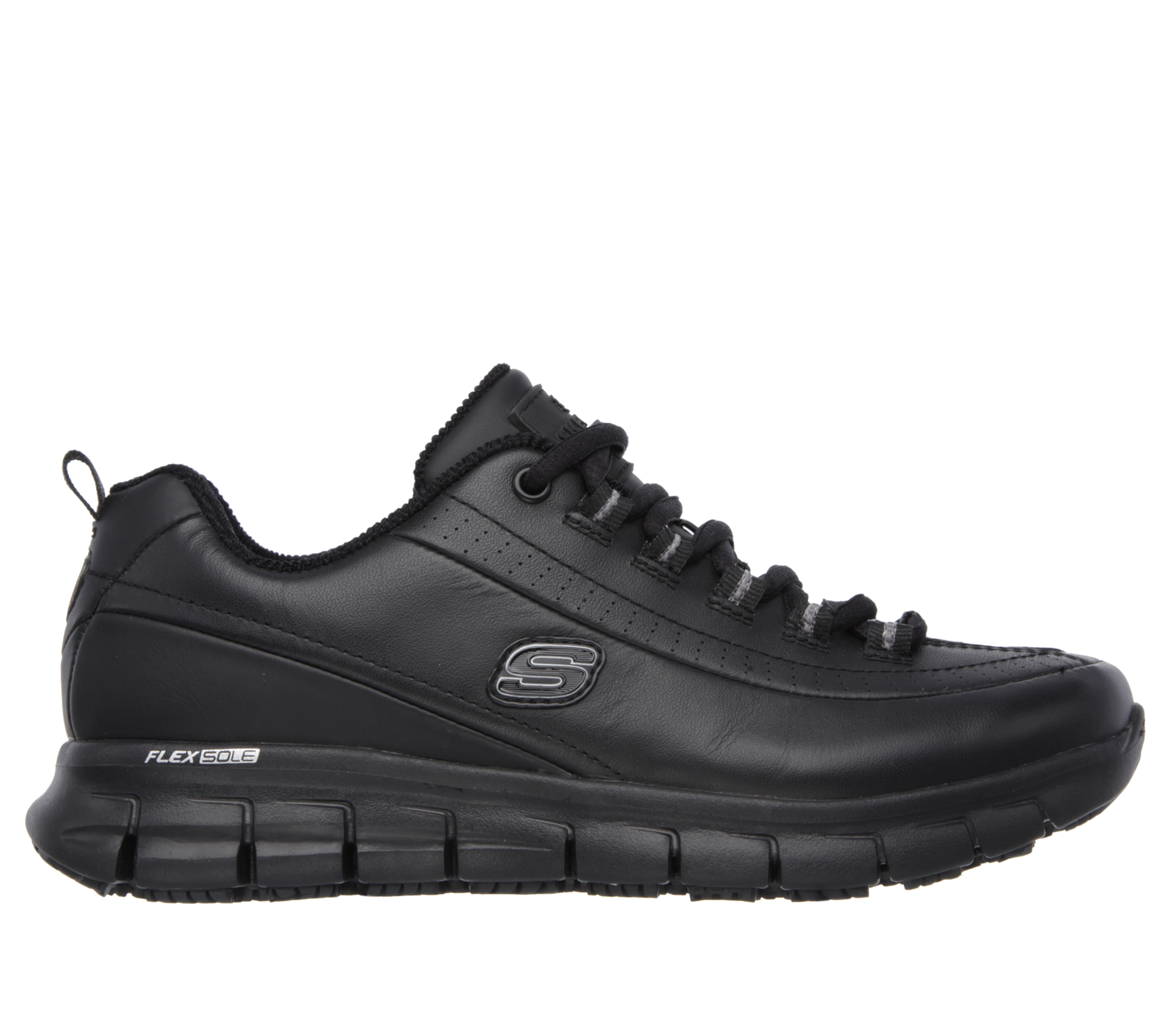 Black sole skechers discount
