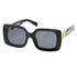 Rectangle Sunglasses, BLACK / GOLD, swatch