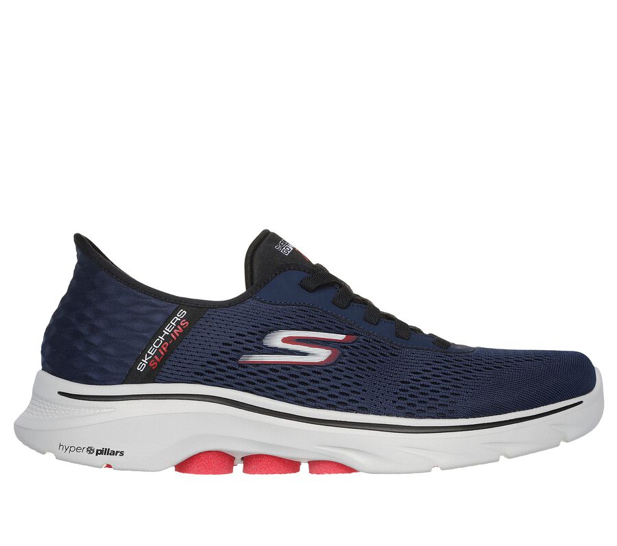 Skechers Slip-ins: GO WALK 7 - Free Hand 2, NAVY / RED, largeimage number 0