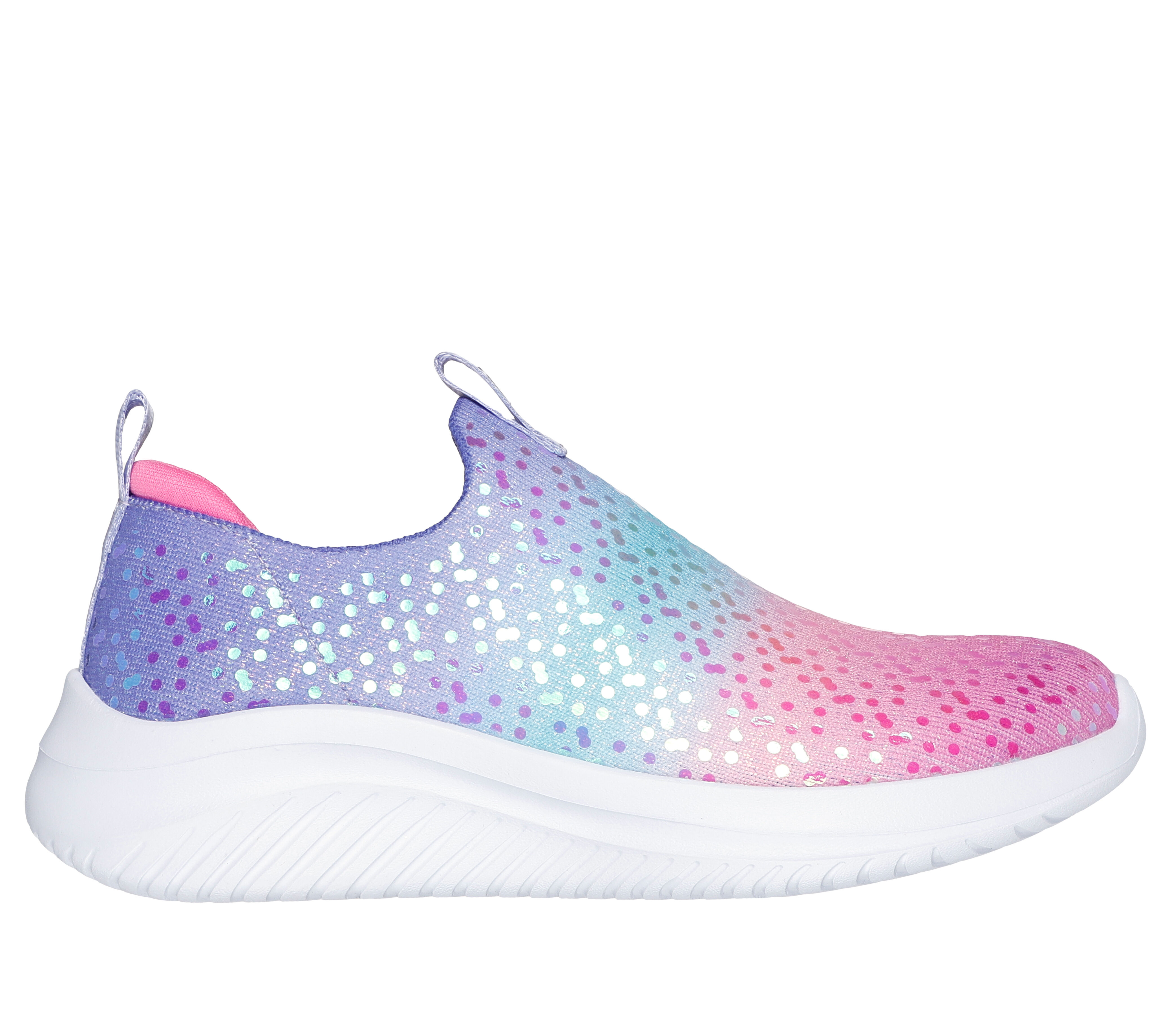 Skechers Girls Ultra Flex 3.0 Running Shoe in Lavender Size 4 Medium
