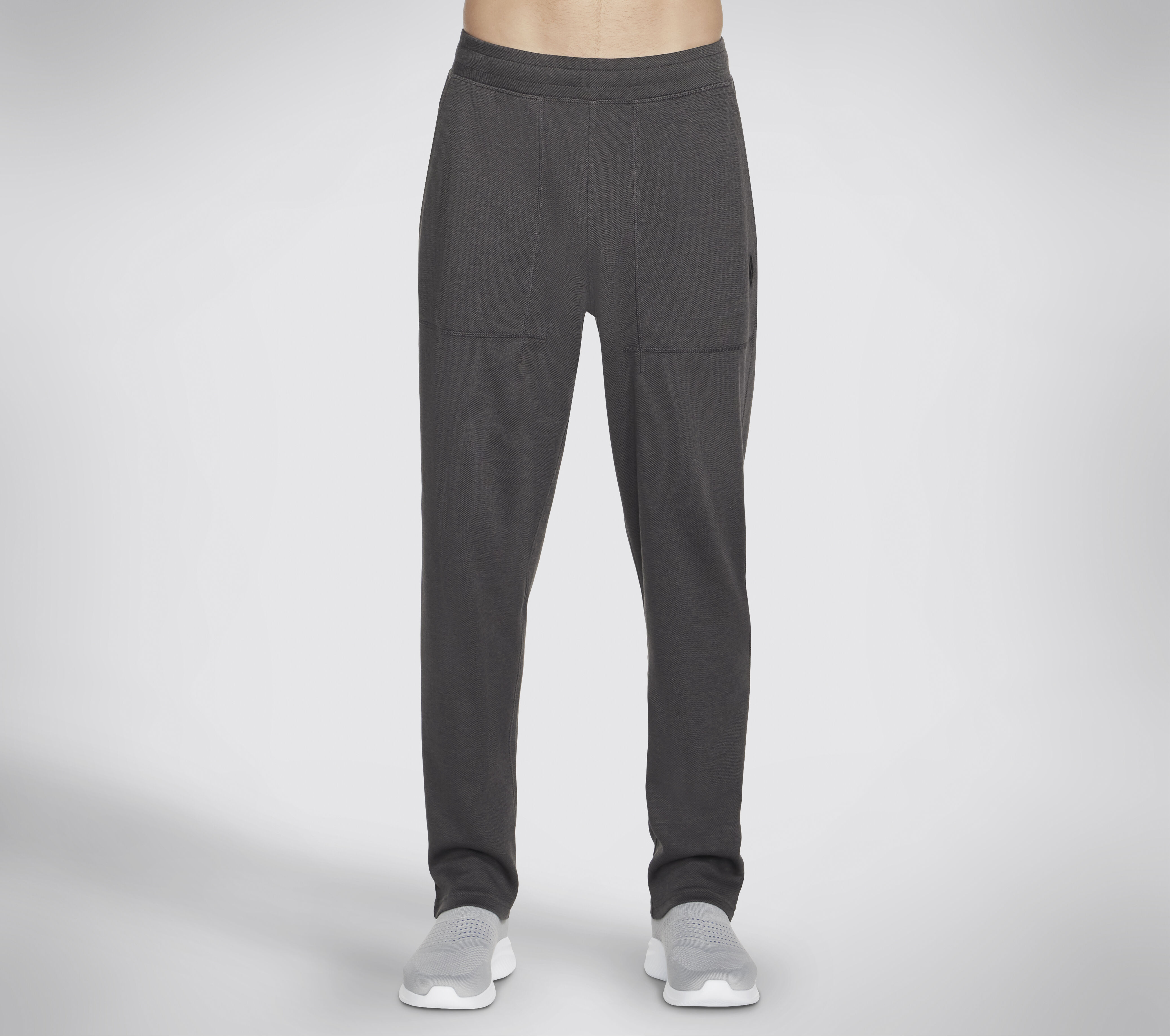 Skechers sweatpants mens grey best sale