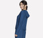Diamond Brushed Hoodie, TURQUOISE / BLEU MARINE, large image number 3