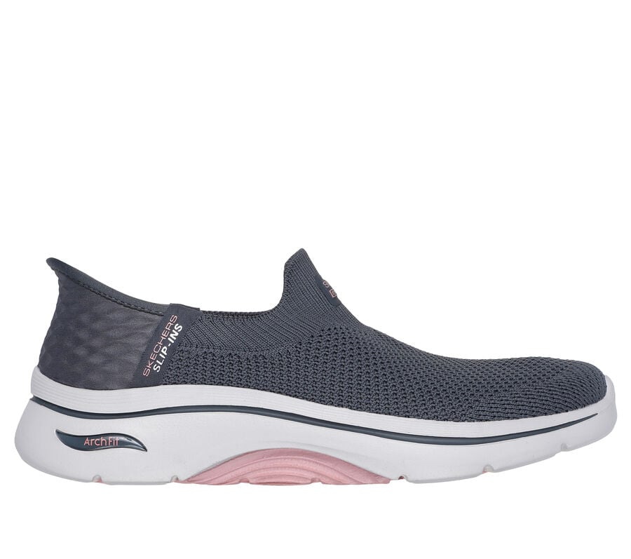 Skechers Slip-ins: GO WALK Arch Fit 2.0 - Val, GRIS ANTHRACITE / ROSE, largeimage number 0