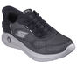 Skechers Slip-ins: GO WALK Anywhere - Worldwide, BLACK / GRAY, large image number 4