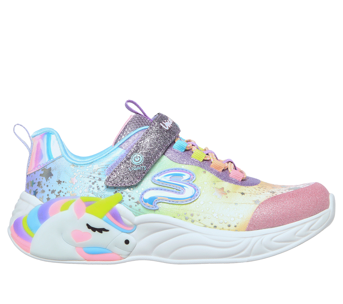 Shop the S Lights Unicorn Dreams SKECHERS CA